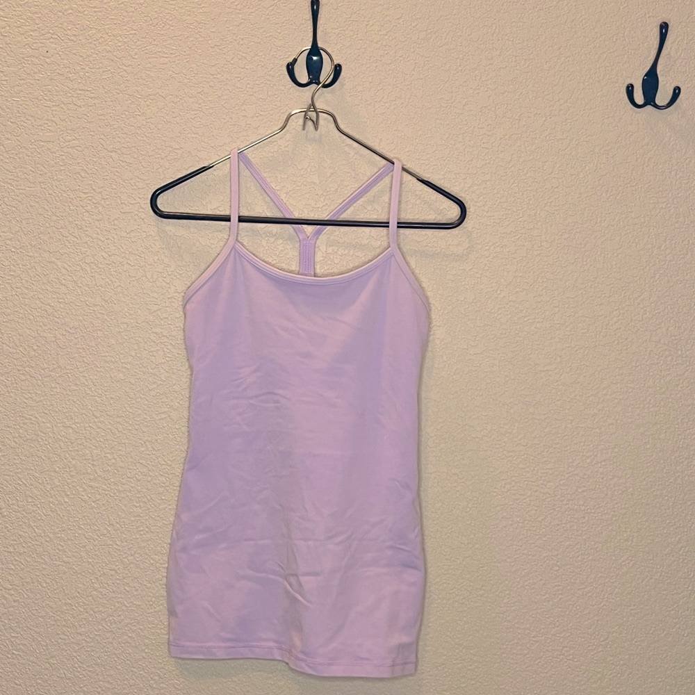 Lululemon Light Lilac Racer Back Tank Size 4